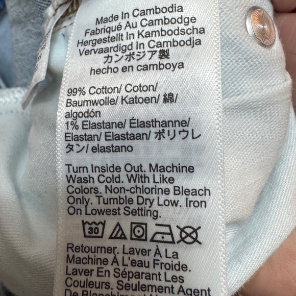 & Other Stories Stockholm Atelier Jeans Womens Size 24 Light Wash Denim - Picture 7 of 7